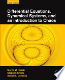 Differential equations, dynamical systems, and an introduction to chaos /