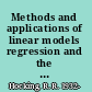 Methods and applications of linear models regression and the analysis of variance /
