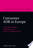 Consumer ADR in Europe