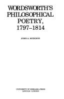 Wordsworth's philosophical poetry, 1797-1814 /