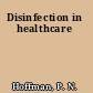 Disinfection in healthcare