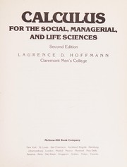 Calculus for the social, managerial, and life sciences /