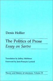 The politics of prose : essay on Sartre /