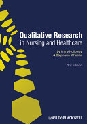 Qualitative research in nursing and healthcare