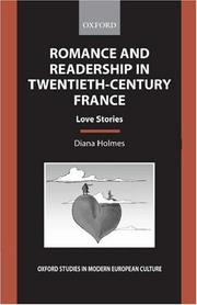 Romance and readership in twentieth century France /