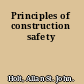 Principles of construction safety