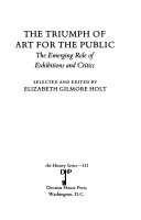 The triumph of art for the public : the emerging role of exhibitions and critics /