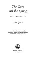 The cave and the spring ; essays on poetry /