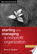 Starting and managing a nonprofit organization : a legal guide /