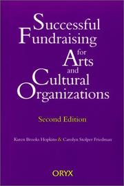 Successful fundraising for arts and cultural organizations /