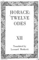 Horace--twelve odes /
