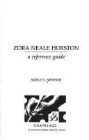 Zora Neale Hurston : a reference guide /