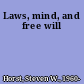 Laws, mind, and free will