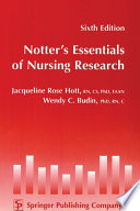 Notter's essentials of nursing research