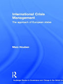 International crisis management the approach of European states /