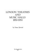 London theatres and music halls, 1850-1950.