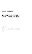 New words for old /