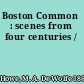 Boston Common : scenes from four centuries /