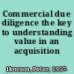 Commercial due diligence the key to understanding value in an acquisition /