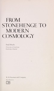 From Stonehenge to modern cosmology /