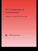 The constitution of consciousness : a study in analytic phenomenology /