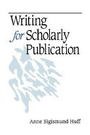 Writing for scholarly publication /