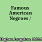 Famous American Negroes /