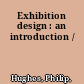 Exhibition design : an introduction /