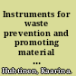 Instruments for waste prevention and promoting material efficiency a nordic review /