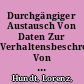 Durchgängiger Austausch Von Daten Zur Verhaltensbeschreibung Von Automatisierungssystemen /