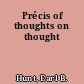 Précis of thoughts on thought