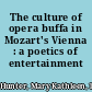 The culture of opera buffa in Mozart's Vienna : a poetics of entertainment /