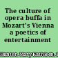 The culture of opera buffa in Mozart's Vienna a poetics of entertainment /