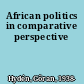 African politics in comparative perspective