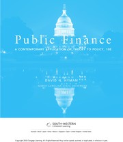 Public finance : a contemporary application of theory to policy /