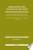 The book of the world a parallel Hebrew-English critical edition of the two versions of the text /