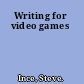 Writing for video games
