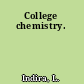 College chemistry.