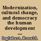 Modernization, cultural change, and democracy the human development sequence /