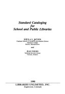 Standard cataloging for school and public libraries /