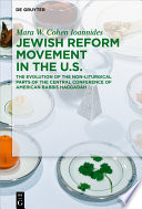 Jewish reform movement in the US : the evolution of the non-liturgical parts of the Central Conference of American Rabbis Haggadah /