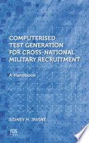 Computerised test generation for cross-national military recruitment : a handbook /