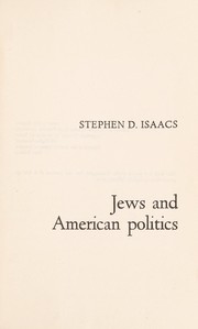 Jews and American politics /