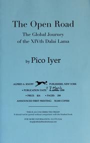 The open road : the global journey of the fourteenth Dalai Lama /