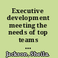 Executive development meeting the needs of top teams and boards /