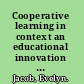 Cooperative learning in context an educational innovation in everyday classrooms /