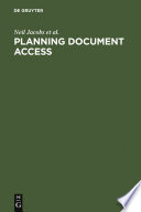 Planning document access : options and opportunities /