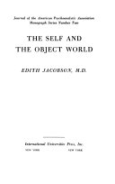 The self and the object world.