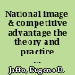 National image & competitive advantage the theory and practice of place branding /