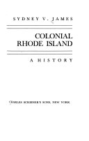 Colonial Rhode Island : a history /